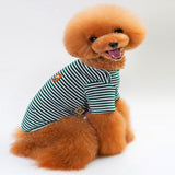dogestyles-green-striped-dog-pyjamas-side