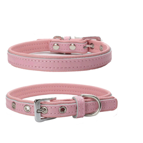 dogestyles-pink-and-pink-leather-dog-collar