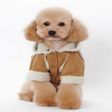 dogestyles-tan-fleeced-dog-jacket-front