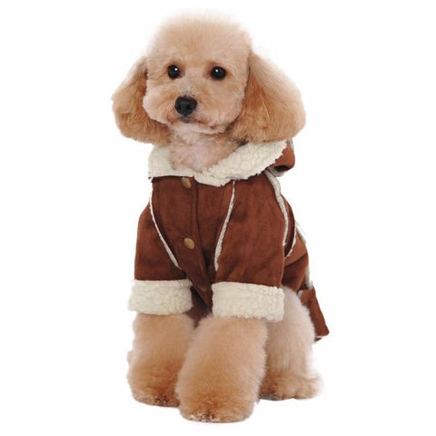 dogestyles-brown-fleeced-dog-jacket-front