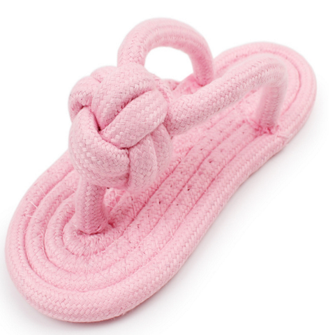 dogestyles-rope-slipper-dog-toy-pink
